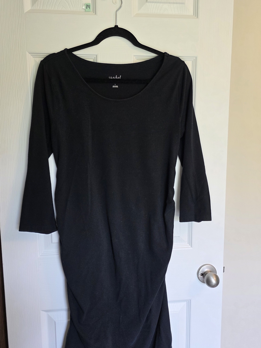 Isabel Maternity by Ingrid & Isabel Black Long Sleeve Maternity Dress